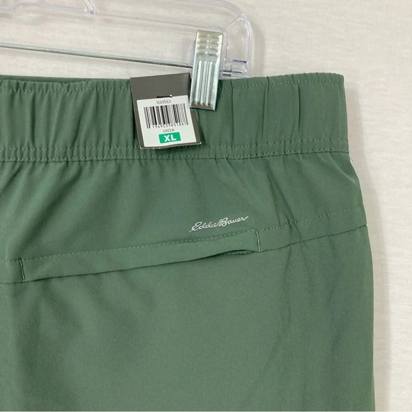 New Eddie Bauer Women's Green Lightweight Pull-on Traveler Pants size XL - Picture 9 of 10
